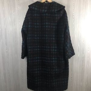 Chunky vintage multi color coat